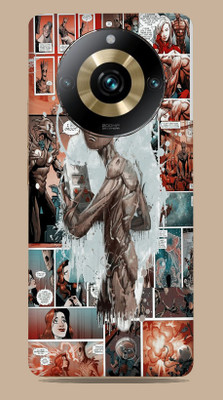 SkinoMania Realme 11 Pro Plus 5G Mobile Skin(Groot Comic Multicolor Mobile Skin)