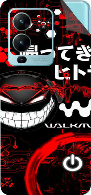 AsSkin Vivo V25 Pro, vivo v25 pro, Vivo Mobile Skin(Ultra Super Red Graffiti With High Matte Finish .Skin..)