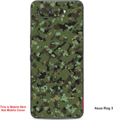 VYBE The Smart Choice Asus Rog 3 Camouflage Embossed Mobile Skin(Hemlock 1)