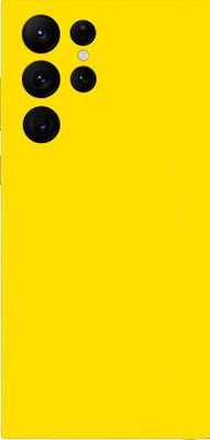 AsSkin Samsung S22 Ultra, samsung s22 ultra Mobile Skin(Ultra Yellow Matte High Gloss Finish).)