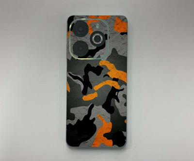 BUGGU INFINIX SMART 8 Mobile Skin(Orange)