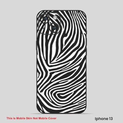 VYBE The Smart Choice iPhone 13 Pattern Mobile Skin(Baltic Black, White 6)