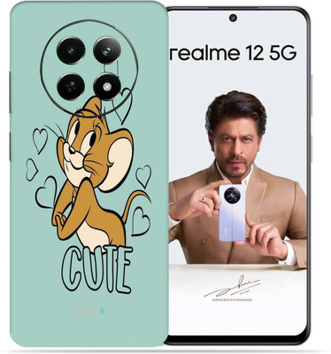OggyBaba Realme 12 5g Mobile Skin(Cute Cat)