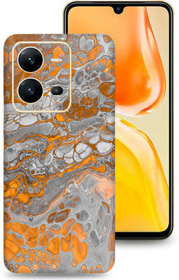 SkinoMania Vivo V25-5G Mobile Skin(Multicolor Pebbles)