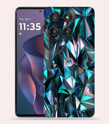 OggyBaba OggyBaba Moto G60 pro 5g Mobile Skin(Polygon blue)