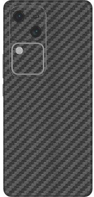 Vcare GadGets Fiber Carbon Gun Metal V30 5G Mobile Skin(Fiber Carbon Gun Metal)