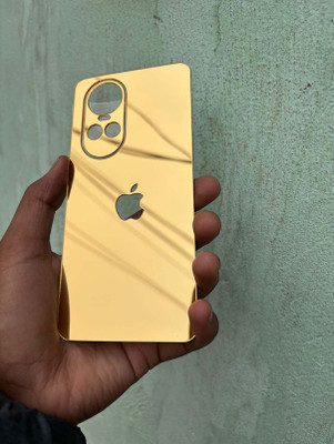 TWUAOP OPPO RENO 10 PRO 5G MOBILE SKIN BACK PANNEL ACRYLIC SHEET Mobile Skin(Gold)