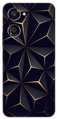 Vcare GadGets Y28e (5G) Mobile Skin(Black & Gold)