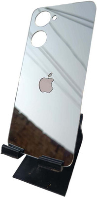 TWUAOP VIVO Y28E 5G MOBILE SKIN BACK PANNEL ACRYLIC SHEET Mobile Skin(Silver)