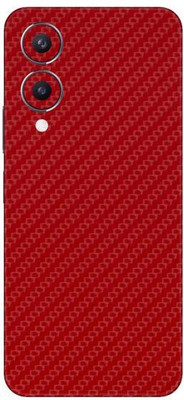 Vcare GadGets Y28 5G Mobile Skin(Fiber Carbon Red)