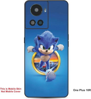 VYBE The Smart Choice One Plus 10R Sonic The Hedgehog Embossed Mobile Skin(Bluish 24)