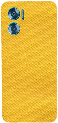BugguSkin Xiaomi Redmi 11 Prime 5G, Redmi 11 Prime 5G Mobile Skin(Ultra Super Yellow Carbon Fiber Skin With High Matte Finish.)