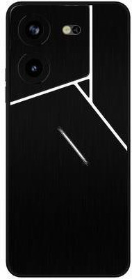 Vcare GadGets Pova 5 Pro (5G) Mobile Skin(Black)