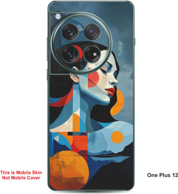 VYBE The Smart Choice One Plus 12 Pattern Embossed Mobile Skin(Moonstone Blue A13)