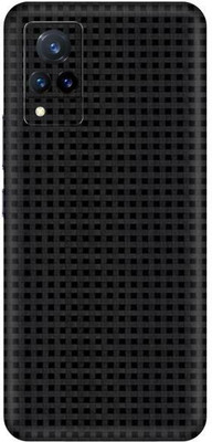 Vcare GadGets Black Mosaic vivo V21 5G Mobile Skin(Black Mosaic)