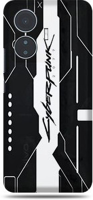 Mclaxa Black Cyberpunk For Vivo Y55 4g Back Skin, Black Cyberpunk, Vivo Y55 4G Mobile Skin(Black Cyberpunk Matte Finish Skin With Super Matte Finish)