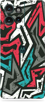 WeCre8 Skin's Motorola Edge 50 5G Mobile Skin(Abstract-Mad-Angle)