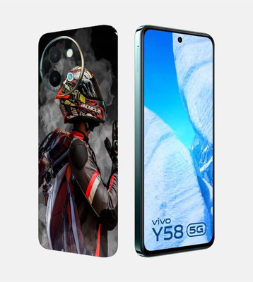OggyBaba Vivo Y58 5g Mobile Skin(Black Racer)