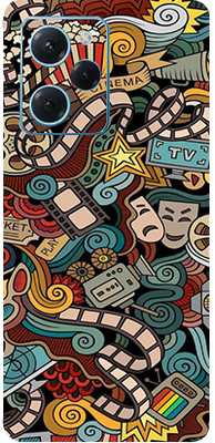 LAMHA Poco X5pro 5G, poco x5pro 5g Mobile Skin(Multicolor)