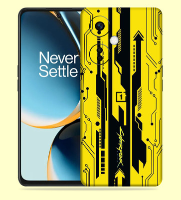 SkinoMania OnePlus Nord CE 3 Lite 5G Mobile Skin(Multicolor Dark-Yellow-Cyber)