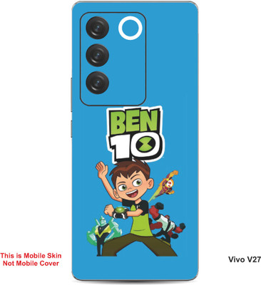 VYBE The Smart Choice Vivo V27 Ben 10 Embossed Mobile Skin(Curious Blue B4)