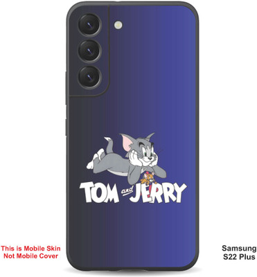 VYBE The Smart Choice Samsung S22 Plus Tom & Jerry Embossed Mobile Skin(Mulled Wine 7)