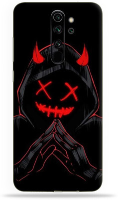 TJ CREATION REDMI Note 8 Pro, redmi note 8pro Mobile Skin(Ultra Super Black Devil Skin With High Mattte Finish.)
