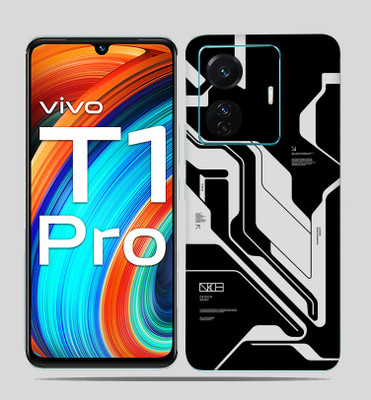 SkinoMania Vivo T1 Pro (5g) Mobile Skin(Cyber style Multicolor Mobile skin)