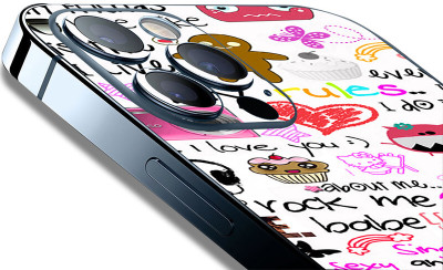 FCS Huawei Enjoy 20 SE Printed Back skin Mobile Skin(Writing)