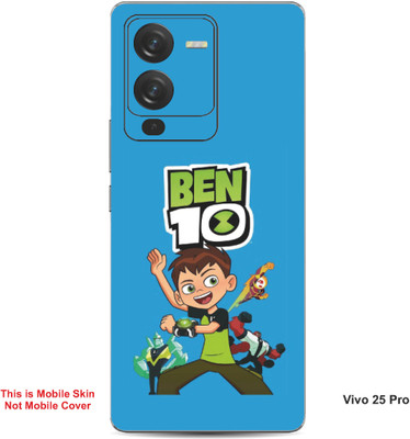 VYBE The Smart Choice Vivo 25 Pro Ben 10 Embossed Mobile Skin(Curious Blue B1)