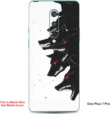 VYBE The Smart Choice One Plus 7 Pro Wolf Embossed Mobile Skin(Ceramic White 22)