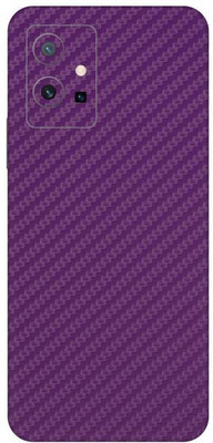 Vcare GadGets Fiber Carbon Purple vivo T1 5G Mobile Skin(Fiber Carbon Purple)