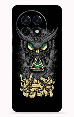 OggyBaba OggyBaba Oneplus 13R Mobile Skin(Black- Angry -Owl)