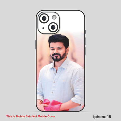 VYBE The Smart Choice iPhone 15 Vijay Thalapathy Mobile Skin(Faded Pink 2)