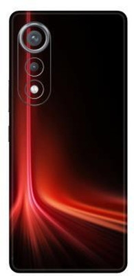 Vcare GadGets Pova Curve (5G) Mobile Skin(Red & Black)