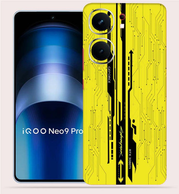 OggyBaba Vivo Iqoo Neo 9 Pro 5g Mobile Skin(Yellow CyberPunk)