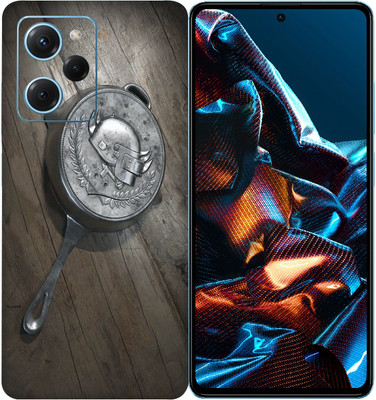 SkinoMania POCO X5 Pro 5G Mobile Skin(Multicolor Pub-G-Pan)