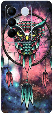 AsSkin Vivo V27 Pro 5g, vivo v27 pro 5g, Vivo Mobile Skin(Ultra Super Pink Owl With High Matte Finish)