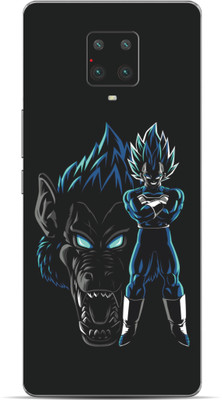 VYBE The Smart Choice Redmi Note 9s Goku Mobile Skin Mobile Skin(Gunmetal Blue 25)