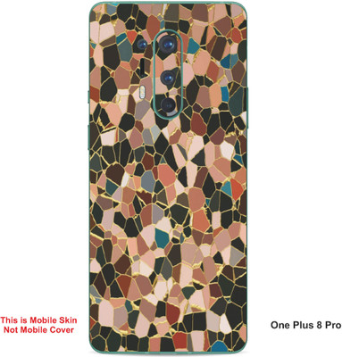 VYBE The Smart Choice One Plus 8 Pro Pattern Embossed Mobile Skin(Oyster Pink A3)