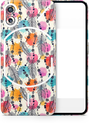 Flipkart SmartBuy nothing phone 1 mobile skin (back+side+camera) color par 16 Mobile Skin(Multicolor)