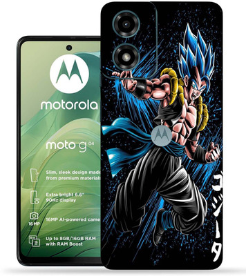 OggyBaba Moto G04 Mobile Skin(Blue Gogeta)