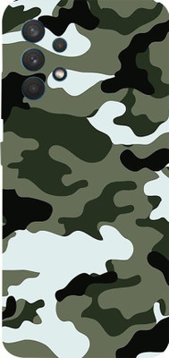TJ CREATION SAMSUNG Galaxy M32 5G Mobile Skin(Ultra Super Camouflage Winter With High Matte Finish.)