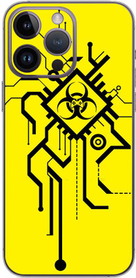 FCS iPhone 14 Pro Max Printed Back skin Mobile Skin(Yallow Tato Skin)