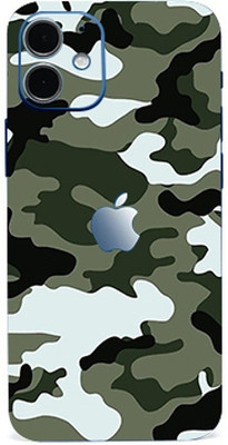 AsSkin Apple iPhone 12 Mini Mobile Skin(Military Winter Camo Skin With High Matte Finish)