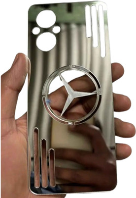 Mokteck OPPO F21 PRO 5G SILVER Mirror Finish Back Panel Mobile Skin(Silver)