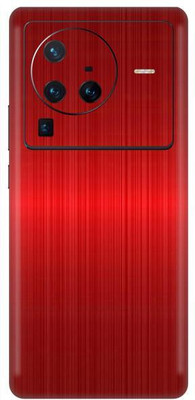Vcare GadGets X80 Pro 5G Red Titanium Back Side Premium Mobile Skin(Red Titanium)