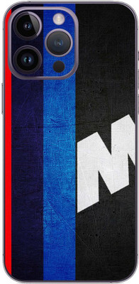 FCS iPhone 14 Pro Printed Back skin Mobile Skin(M Logo Skin)