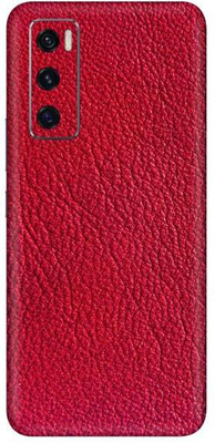 Vcare GadGets Vivo V20 SE Mobile Skin(Leather Red)