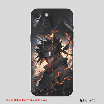VYBE The Smart Choice iPhone 15 Pro Kakashi Embossed Mobile Skin(Iridium 18)